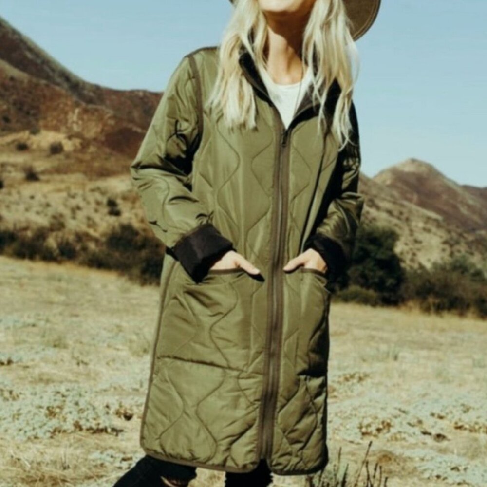 Carly Jean Seattle Reversible Coat Large